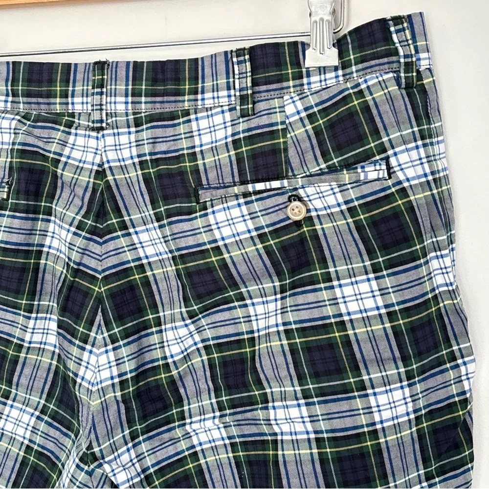 Polo Ralph Lauren Men's Classic Checkered Bermuda Shorts Size 35 Preppy *D71